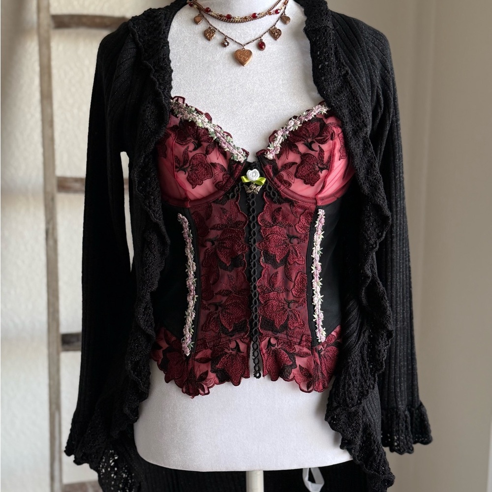 Italian Euro Corset  34B One of a Kind